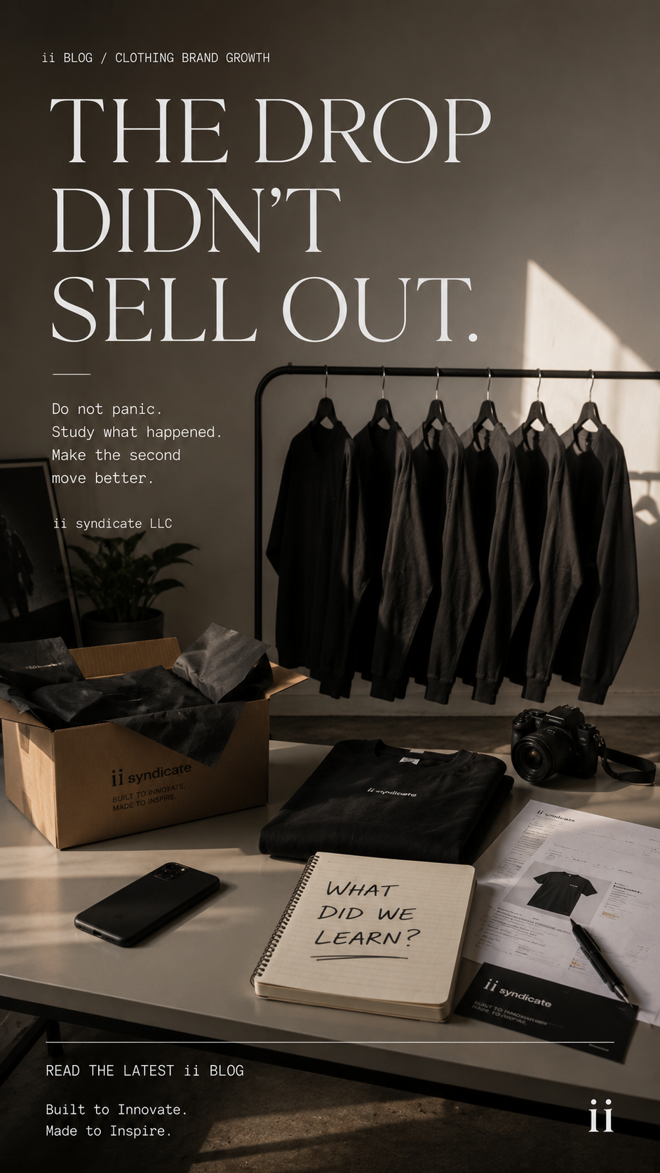 Your Clothing Brand Drop Did Not Sell Out. What Should You Do Next?