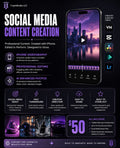 Social Media Content Creation Service