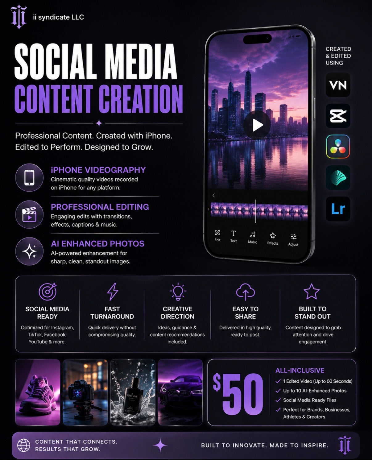 Social Media Content Creation Service