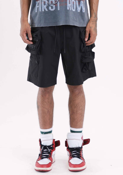 3D Y2K MULTI CARGO SHORTS by First Row