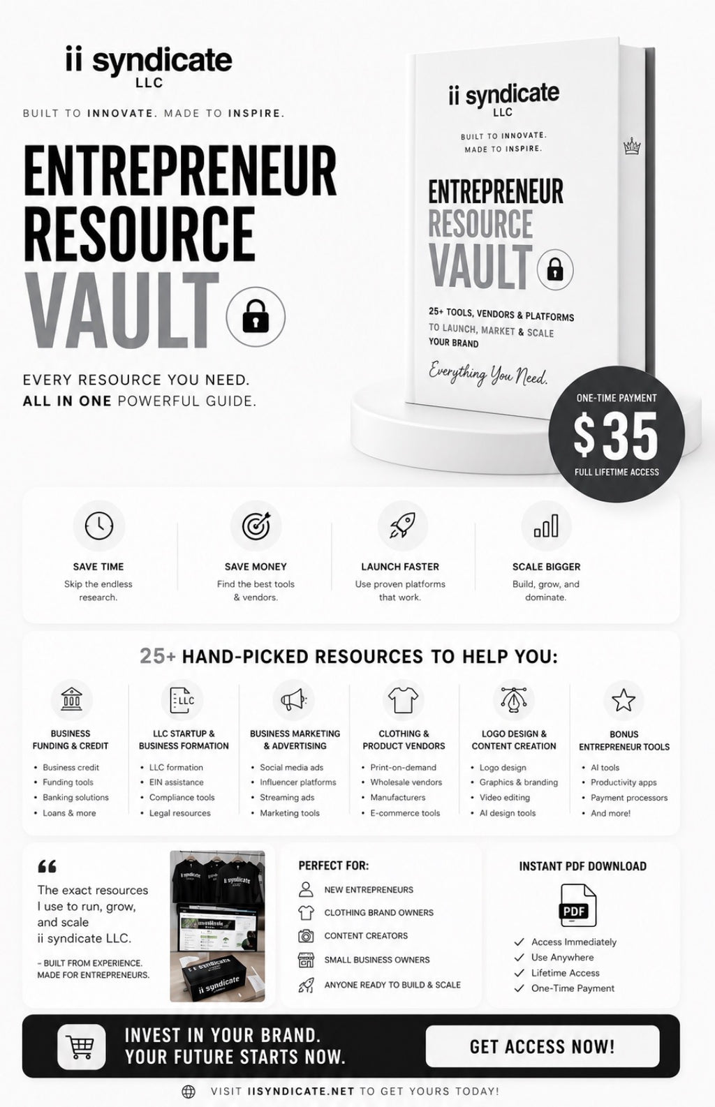 The Entrepreneur Resource Vault™ ii syndicate LLC