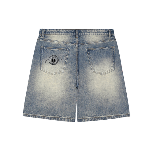 Faded Distressed Denim Shorts ODMPOD