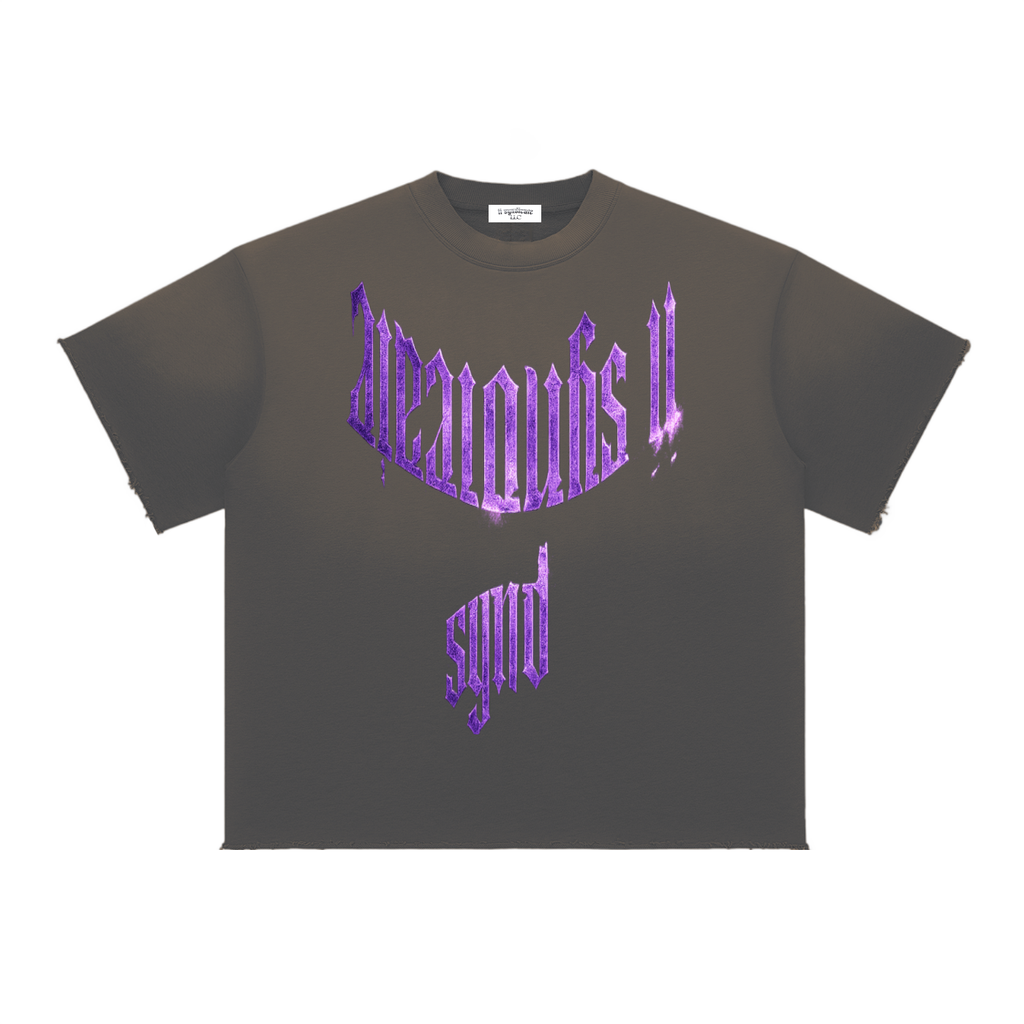 Sun Fade Raw Edge T-Shirt