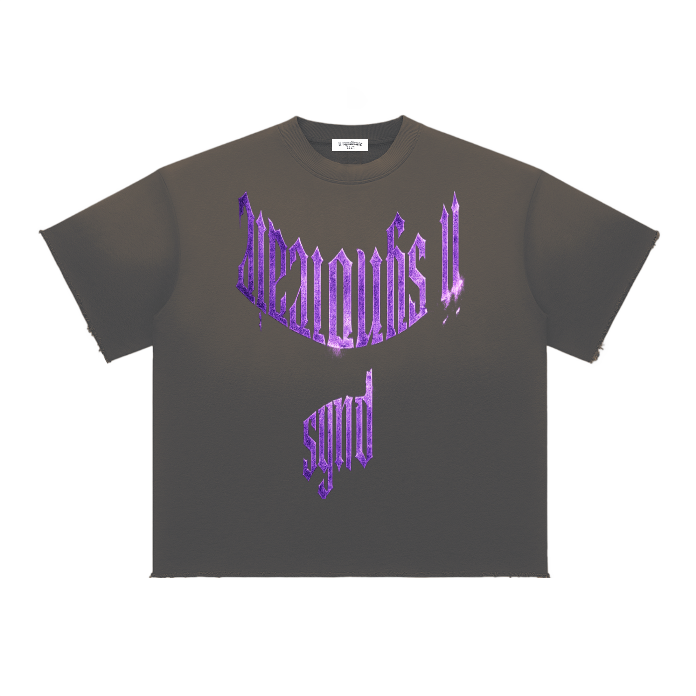 Sun Fade Raw Edge T-Shirt
