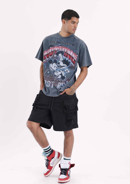 3D Y2K MULTI CARGO SHORTS by First Row